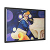 Rocket Quack. A Feathered Tribute to the King of Keys Framed Canvas