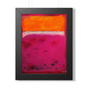Crimson Orange Skies — Framed Art Print