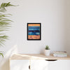 SeaFoam and Sand Framed Canvas Art