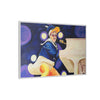 Rocket Quack. A Feathered Tribute to the King of Keys Framed Canvas