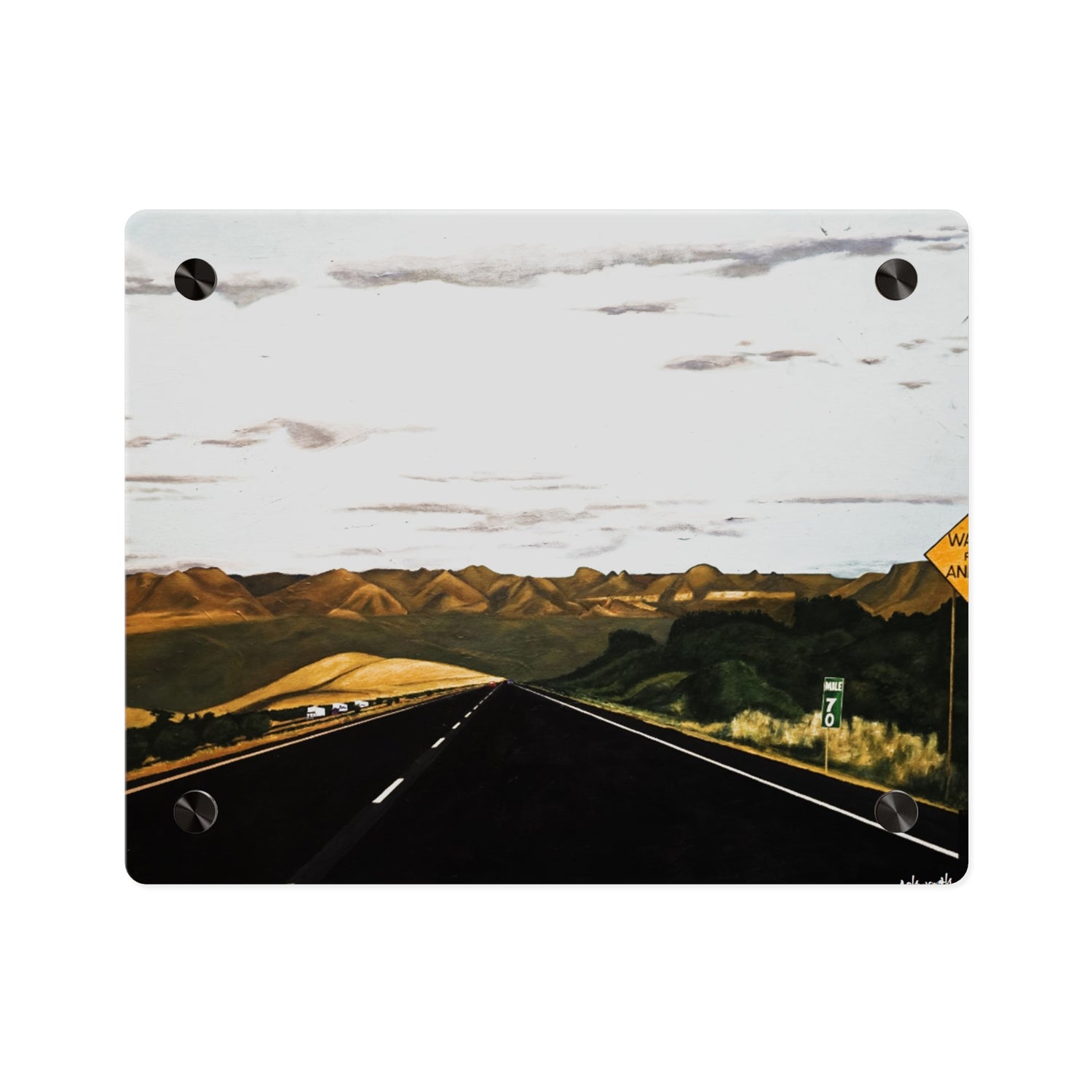 The Road to Taos — Acrylic Print