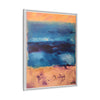 SeaFoam and Sand Framed Canvas Art