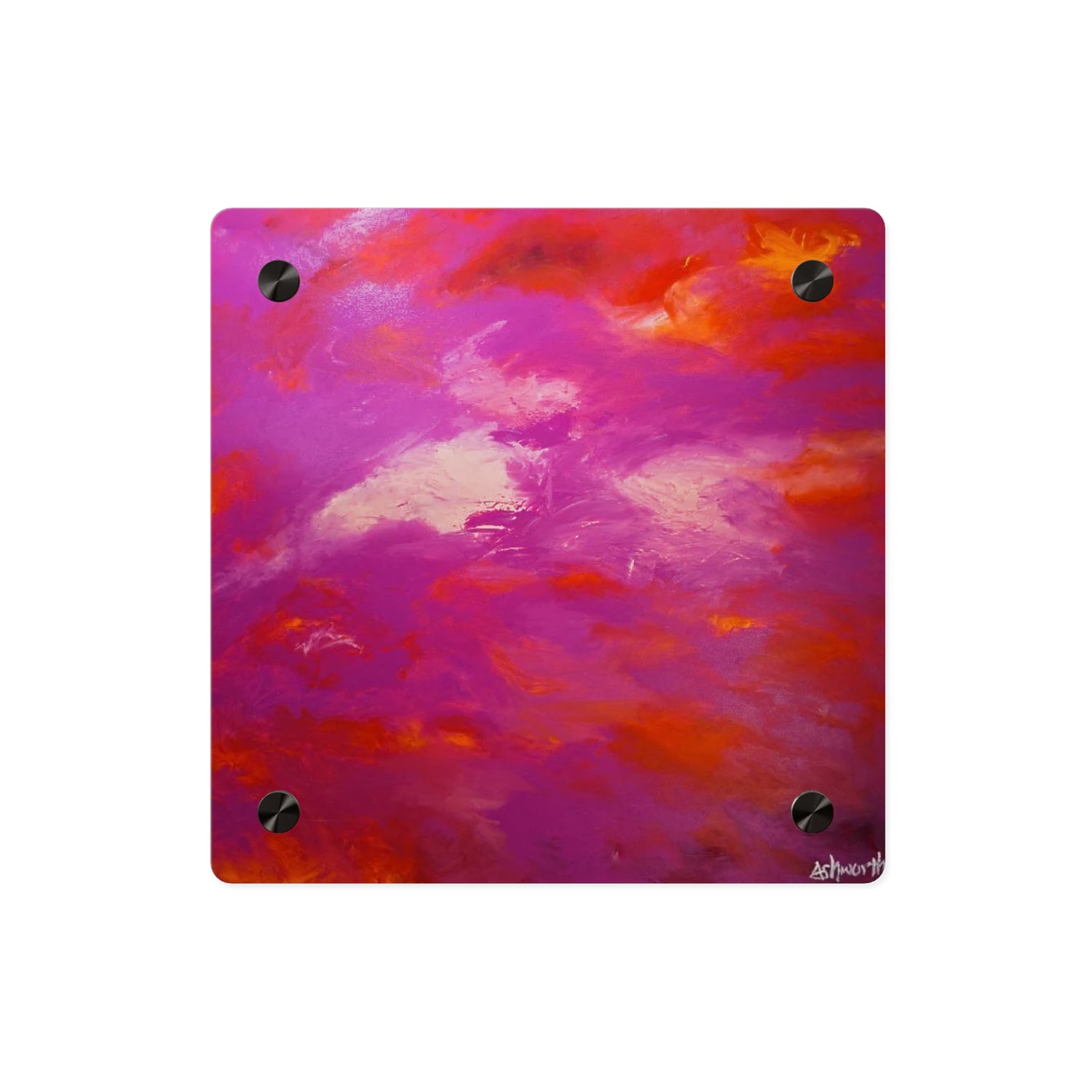 Crimson And Rose — Acrylic Print