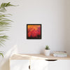 Red Hot Heart Framed Canvas Art