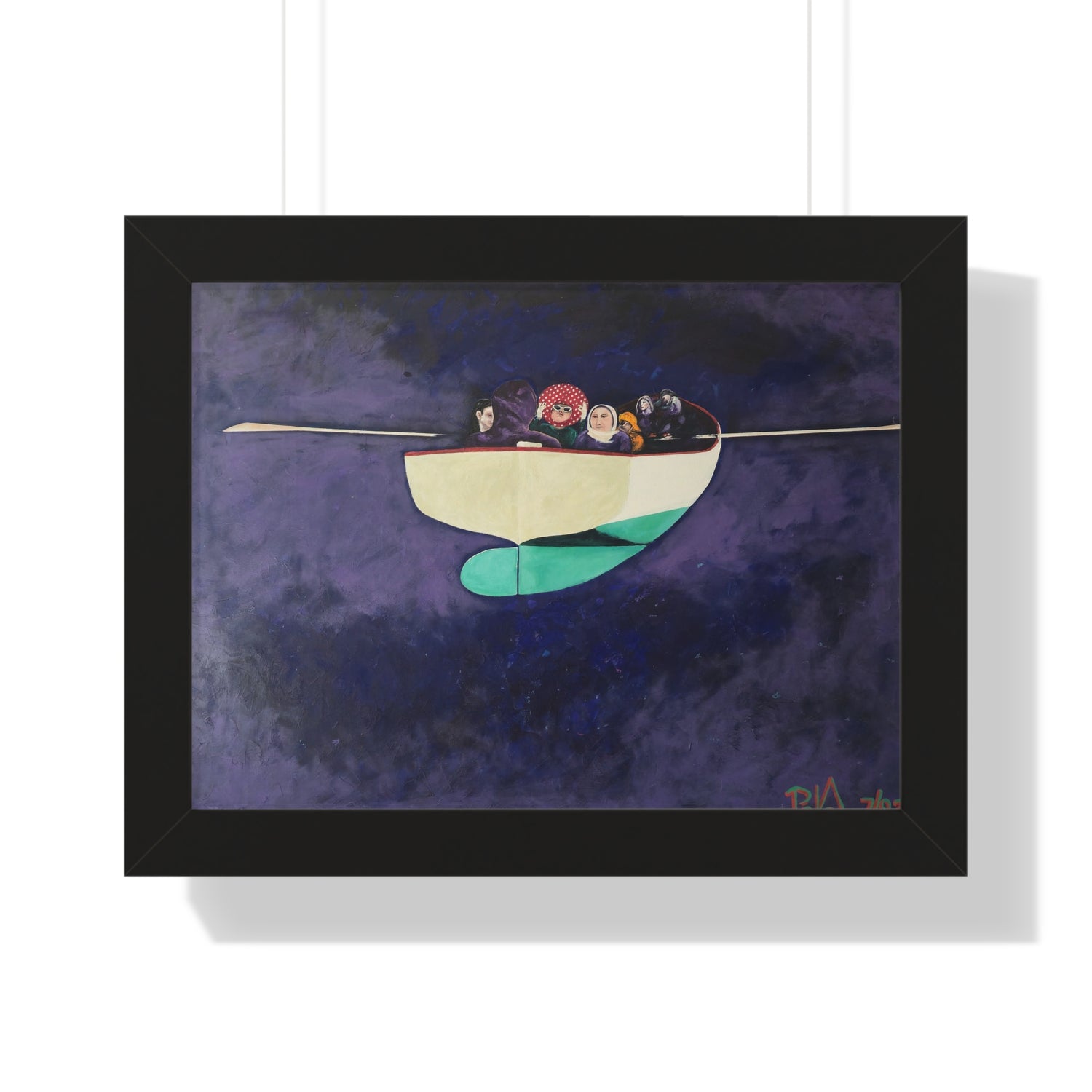 Voyagers Between Worlds (The Dream) — Framed Art Print