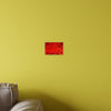 Flaming love. red abstract #5 Acrylic Wall Art