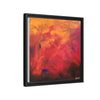 Red Hot Heart Framed Canvas Art