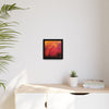 Red Hot Heart Framed Canvas Art