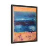 SeaFoam and Sand Framed Canvas Art