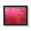 Ruby Red (Abstract)  — Framed Art Print