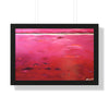Ruby Red (Abstract)  — Framed Art Print
