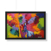 Eclipse of Gray (Gray Wolf Magnificence) — Framed Art Print