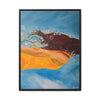 Swimmer Girl #1 Framed Canvas Art