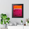 Crimson Orange Skies — Framed Art Print