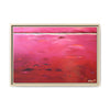 Ruby Red (Abstract) Framed Canvas Art