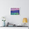 On the Lake Its Raining — Framed Art Print