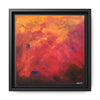 Red Hot Heart Framed Canvas Art