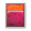 Crimson Orange Skies Framed Canvas Art