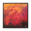 Red Hot Heart Framed Canvas Art