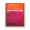 Crimson Orange Skies Framed Canvas Art