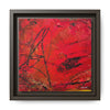 I WAS HERE - Framed Canvas Art