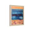 SeaFoam and Sand Framed Canvas Art