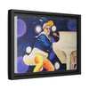Rocket Quack. A Feathered Tribute to the King of Keys Framed Canvas