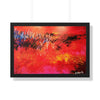 Where Fire Learned to Speak — Framed Art Print