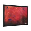 Vibrant Abstract Framed Poster Art for Home Decor angeled rotate 30" x 20" (Horizontal)