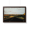 The Road to Taos — Framed Art Print