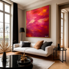 Crimson And Rose — Framed Art Print