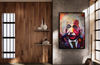 Quantum Genius Albert EInstein Framed  Canvas Art
