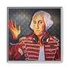 George Washington Rocks Framed Canvas Art