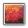Red Hot Heart Framed Canvas Art