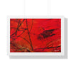 I WAS HERE — Framed Art Print