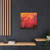 Red Hot Heart Framed Canvas Art