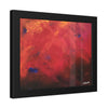 Vibrant Abstract Framed Poster Art for Home Decor angeled rotate 14" x 11" (Horizontal)
