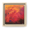 Red Hot Heart Framed Canvas Art