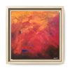 Red Hot Heart Framed Canvas Art