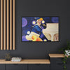 Rocket Quack. A Feathered Tribute to the King of Keys Framed Canvas