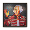George Washington Rocks Framed Canvas Art