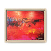 Where Fire Learned to Speak Framed Canvas Art