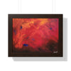 Red Hot Heart — Framed Art Print