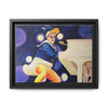 Rocket Quack. A Feathered Tribute to the King of Keys Framed Canvas