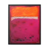 Crimson Orange Skies Framed Canvas Art