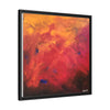 Red Hot Heart Framed Canvas Art