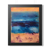 SeaFoam and Sand — Framed Art Print