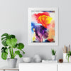 The garden framed art print