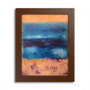 Seafoam and Sand brown frame 8" x 10" (Vertical)