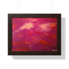 Crimson And Rose — Framed Art Print